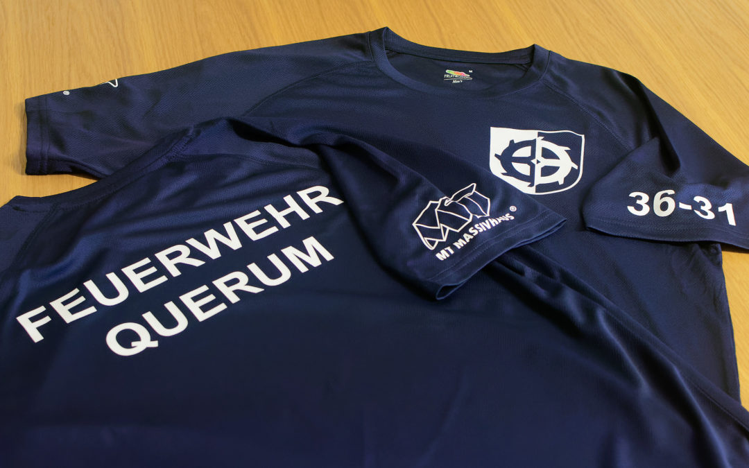 Sport-Shirts für die Ortsfeuerwehr Querum