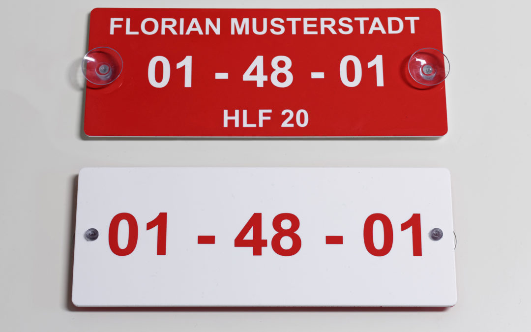 Fahrzeugidentschild