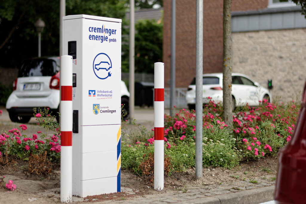 Ladesäule der Cremlinger Energie GmbH